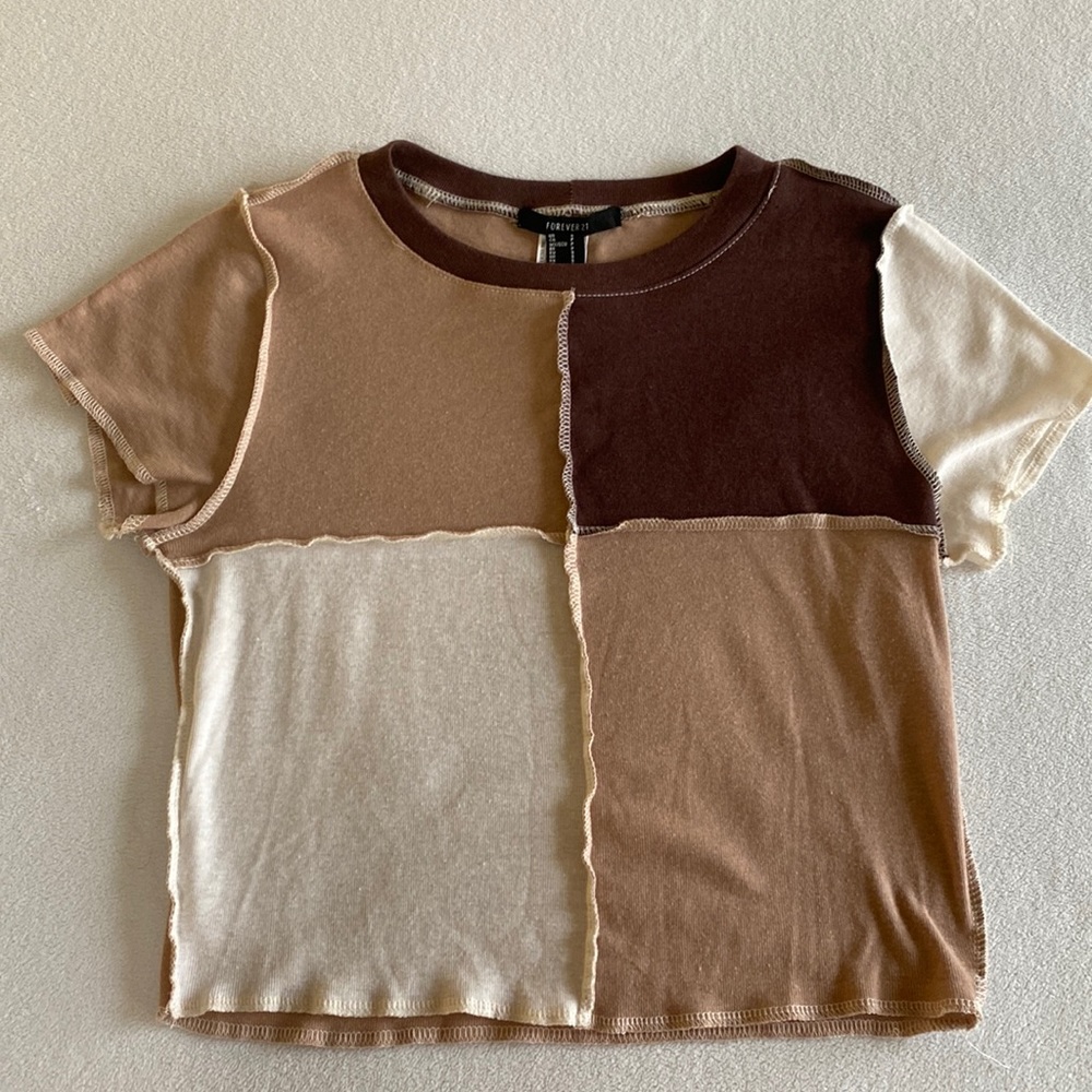 Forever 21 Brown crop top 🤎